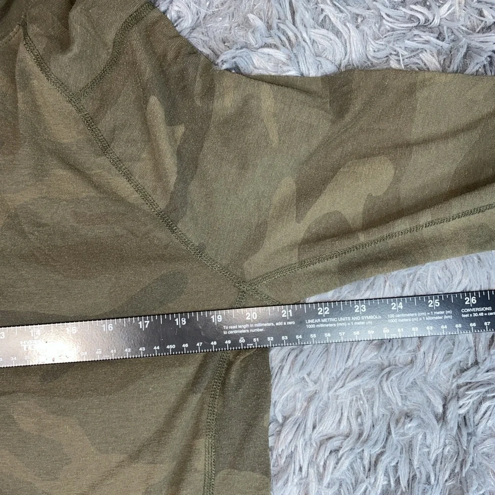 Abercrombie Fitch Sz S Hoodie Sweatshirt Camo Lightweight  Grunge Army Preppy - Picture 5 of 8